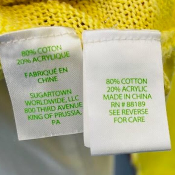 Lilly Pulitzer Resort Top Sweater Yellow Sunny Days Women's Size S Small Rare - Picture 6 of 7